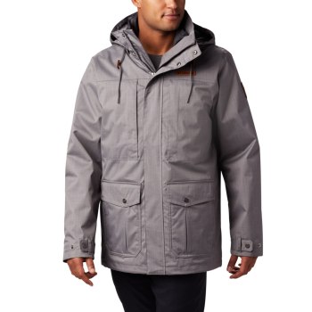 Columbia Horizons Pine Interchange Big, Chamarras Grises Para Hombre | 129380-IJU